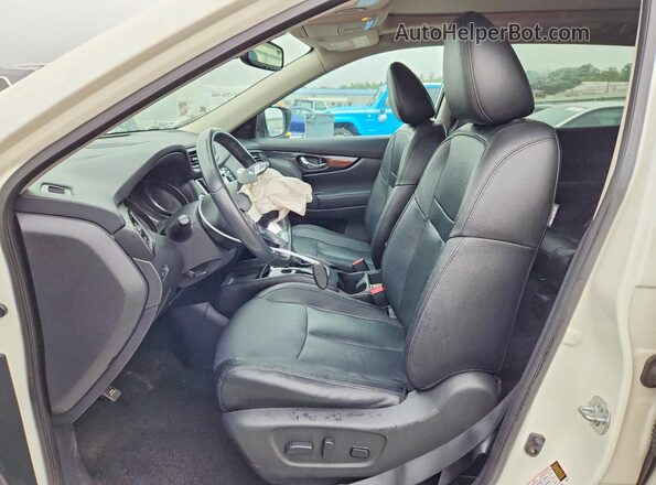 5N1AT2MV4HC832007 2017 NISSAN ROGUE White წინა სალონის ხედი