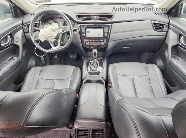 5N1AT2MV4HC832007 2017 NISSAN ROGUE White წინა პანელის ხედი
