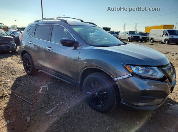 5N1AT2MV4JC727103 2018 NISSAN ROGUE Gray Przód prawy