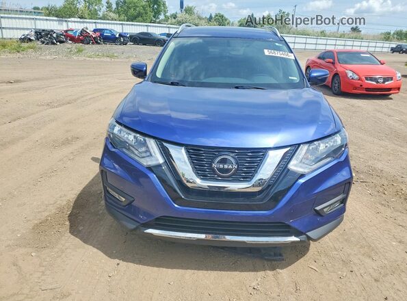 5N1AT2MV4JC738943 2018 NISSAN ROGUE Blue Դիմացի տեսք