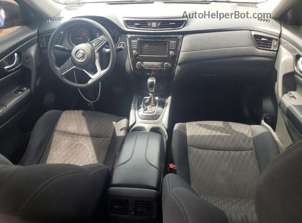 5N1AT2MV4JC738943 2018 NISSAN ROGUE Blue Առջևի վահանակի տեսք