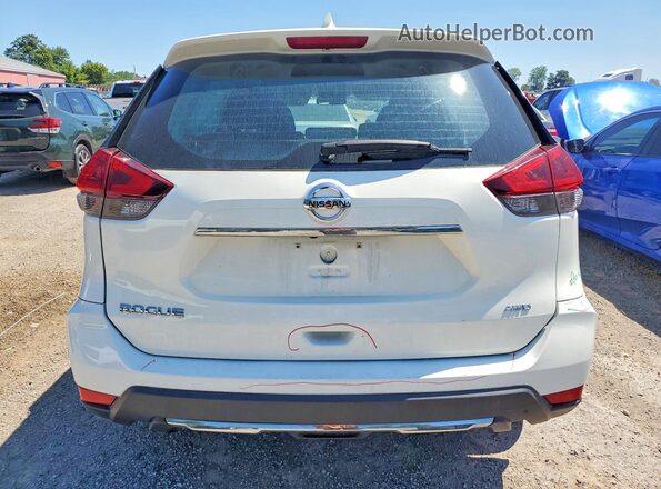 5N1AT2MV4JC762756 2018 NISSAN ROGUE White Widok z tyłu