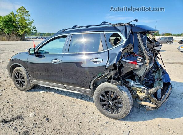 5N1AT2MV4JC802883 2018 NISSAN ROGUE Черный Задняя левая четверть