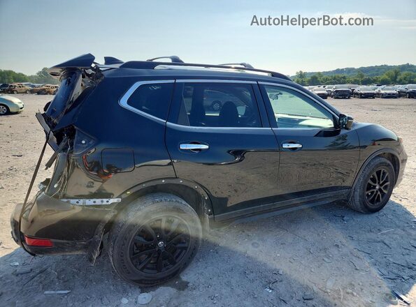 5N1AT2MV4JC802883 2018 NISSAN ROGUE Черный Задняя правая четверть