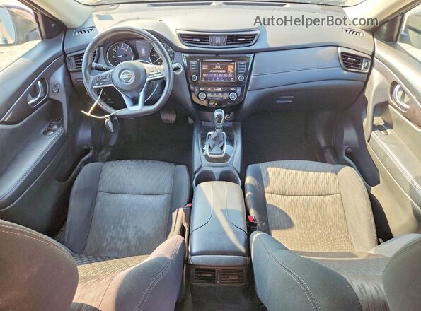 5N1AT2MV4JC802883 2018 NISSAN ROGUE Черный Вид панели приборов