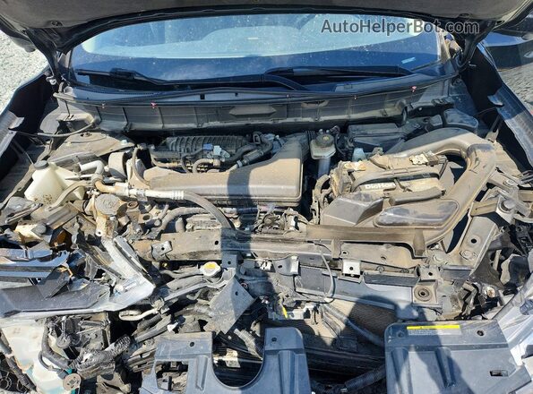 5N1AT2MV4JC805959 2018 NISSAN ROGUE Black Vista del compartimento del motor