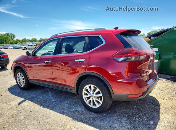 5N1AT2MV4JC806044 2018 NISSAN ROGUE Red უკანა მარცხენა