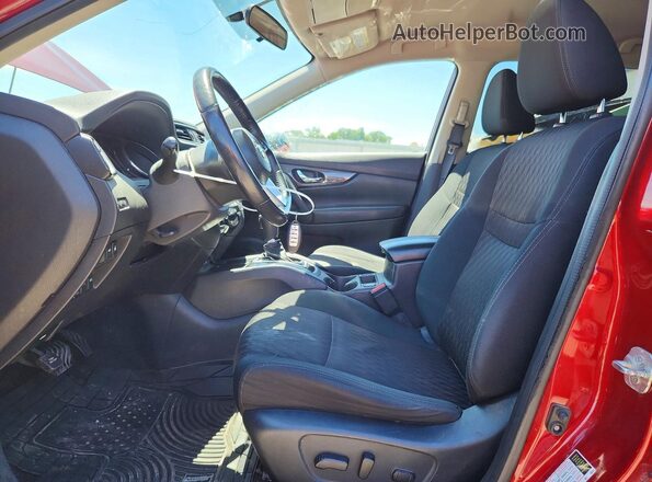 5N1AT2MV4JC806044 2018 NISSAN ROGUE Red წინა სალონის ხედი