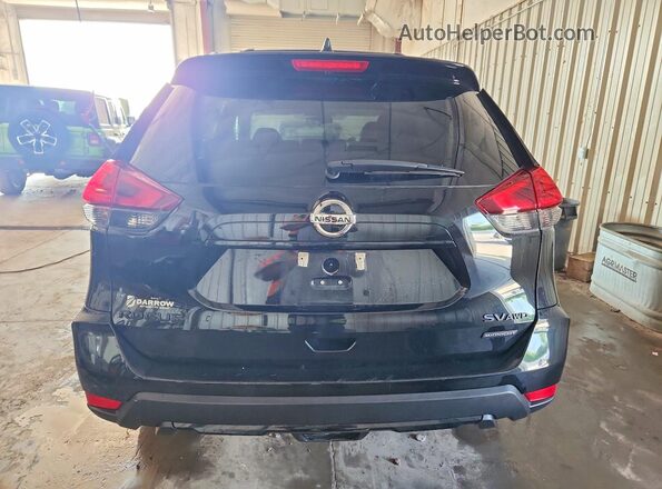 5N1AT2MV4JC830005 2018 NISSAN ROGUE Black Widok z tyłu