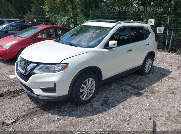 5N1AT2MV4JC841344 2018 NISSAN ROGUE White წინა მარცხენა ხედი სამი მეოთხედიდან