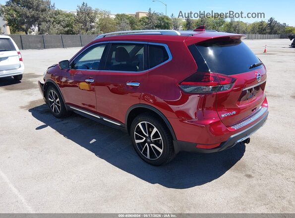 5N1AT2MV4KC764041 2019 NISSAN ROGUE Burgundy Rear left