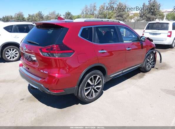 5N1AT2MV4KC764041 2019 NISSAN ROGUE Burgundy Rear right