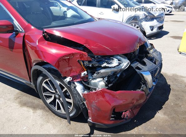 5N1AT2MV4KC764041 2019 NISSAN ROGUE Burgundy Rear interior view
