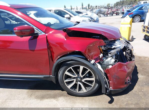 5N1AT2MV4KC764041 2019 NISSAN ROGUE Burgundy 360 interior view