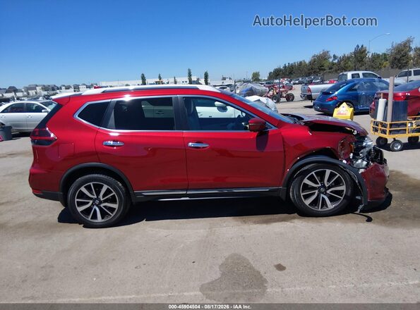 5N1AT2MV4KC764041 2019 NISSAN ROGUE Burgundy 