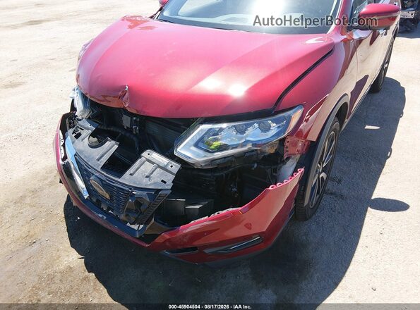 5N1AT2MV4KC764041 2019 NISSAN ROGUE Burgundy Front view