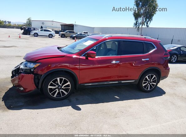 5N1AT2MV4KC764041 2019 NISSAN ROGUE Burgundy 