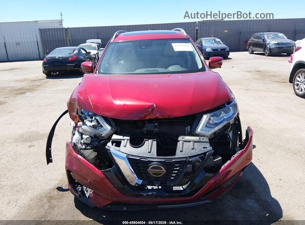 5N1AT2MV4KC764041 2019 NISSAN ROGUE Burgundy 