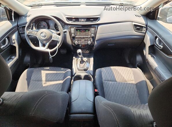 5N1AT2MV4KC801394 2019 NISSAN ROGUE Gray Առջևի վահանակի տեսք