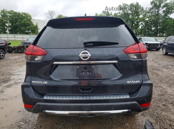 5N1AT2MV4KC817420 2019 NISSAN ROGUE Черный Вид сзади
