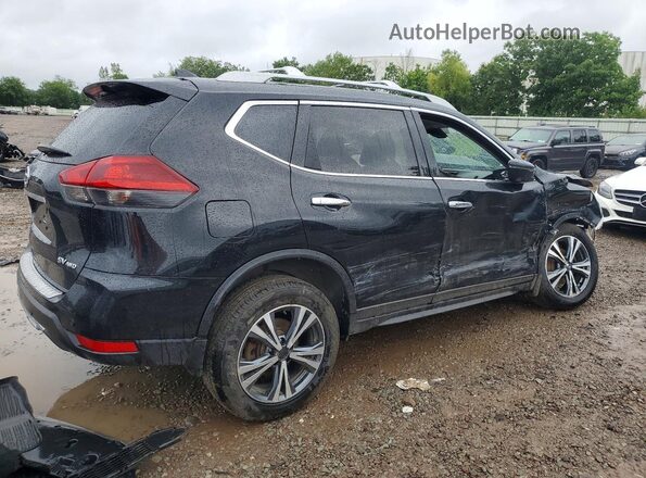 5N1AT2MV4KC817420 2019 NISSAN ROGUE Черный Задняя правая четверть