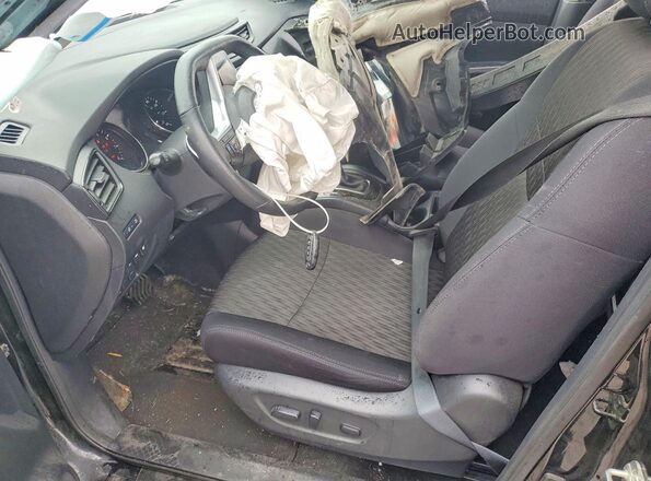 5N1AT2MV4KC817420 2019 NISSAN ROGUE Черный Вид салона спереди