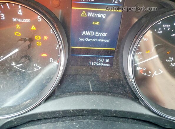 5N1AT2MV4KC817420 2019 NISSAN ROGUE Черный Вид щитка приборов