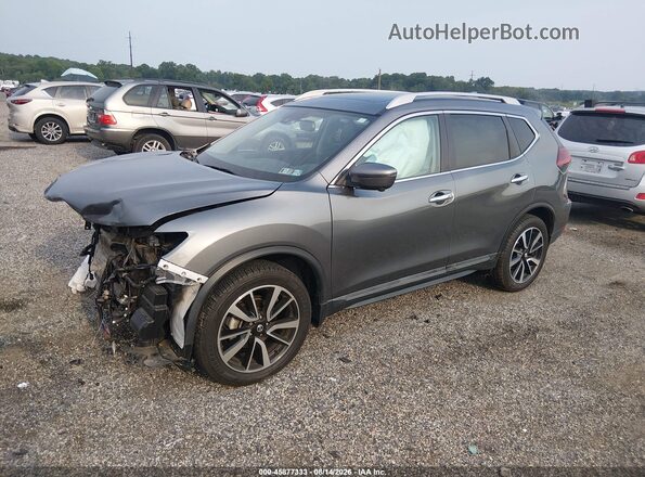 5N1AT2MV4LC704648 2020 NISSAN ROGUE Gray Առջևի ձախ երեք քառորդ տեսարան