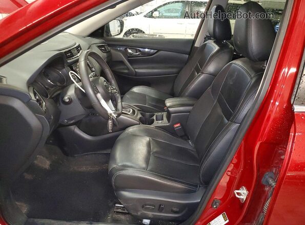5N1AT2MV4LC721868 2020 NISSAN ROGUE Red Widok wnętrza z przodu