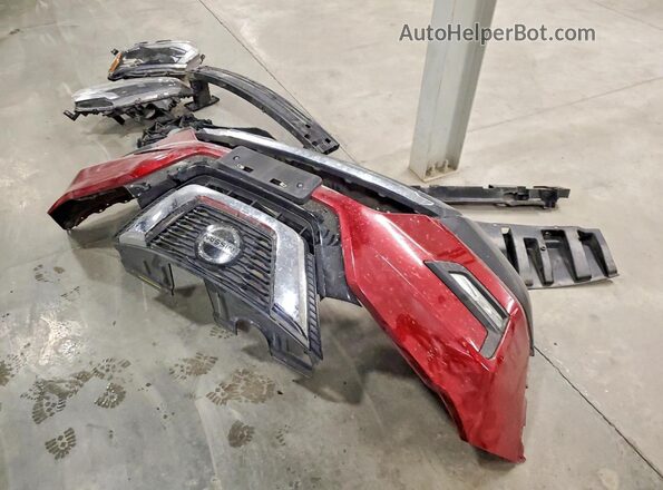 5N1AT2MV4LC721868 2020 NISSAN ROGUE Red Widok naklejki z numerem VIN