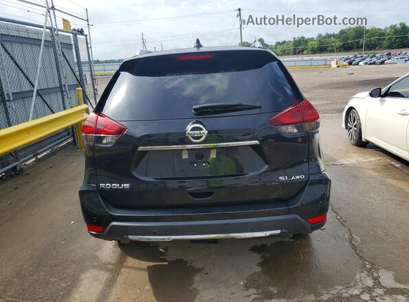 5N1AT2MV4LC760167 2020 NISSAN ROGUE Black Widok z tyłu