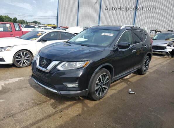 5N1AT2MV4LC760167 2020 NISSAN ROGUE Black Widok wnętrza 360 stopni