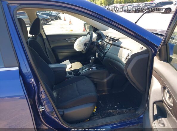 5N1AT2MV4LC762498 2020 NISSAN ROGUE Blue Widok wnętrza z przodu