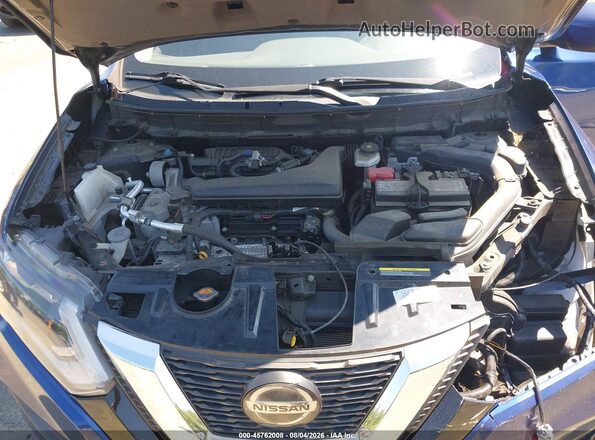 5N1AT2MV4LC762498 2020 NISSAN ROGUE Blue Widok z tyłu