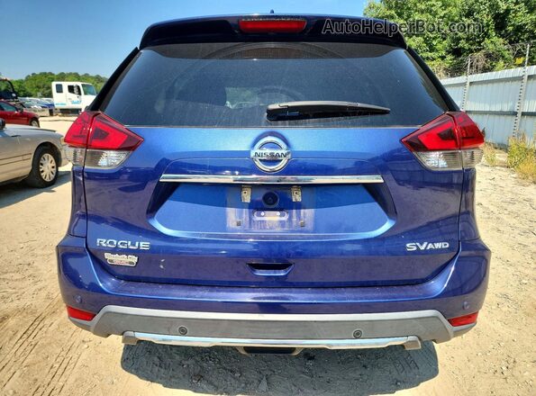 5N1AT2MV4LC777499 2020 NISSAN ROGUE Blue Rear view