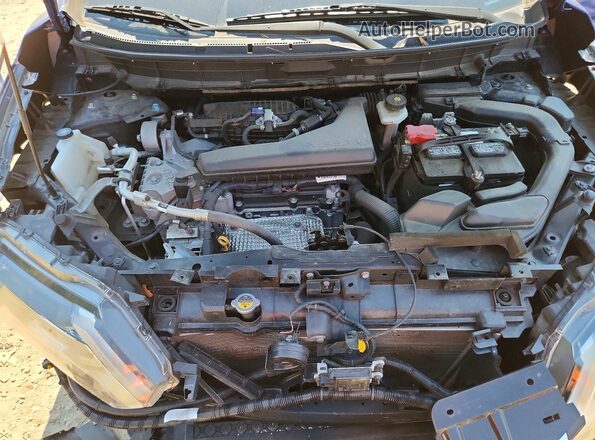 5N1AT2MV4LC777499 2020 NISSAN ROGUE Blue Engine compartment view