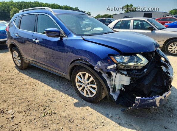 5N1AT2MV4LC777499 2020 NISSAN ROGUE Blue Front right