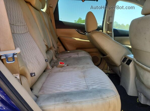 5N1AT2MV4LC777499 2020 NISSAN ROGUE Blue Rear interior view