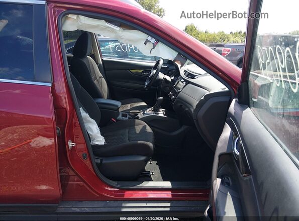 5N1AT2MV4LC796053 2020 NISSAN ROGUE Red Front interior view