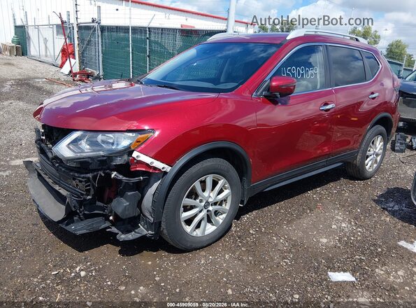 5N1AT2MV4LC796053 2020 NISSAN ROGUE Red Front left