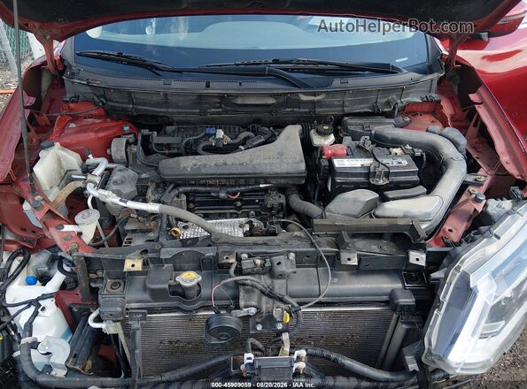 5N1AT2MV4LC796053 2020 NISSAN ROGUE Red Rear view