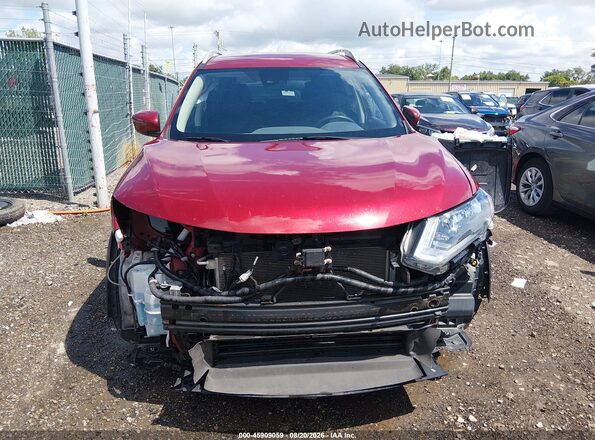 5N1AT2MV4LC796053 2020 NISSAN ROGUE Red Rear interior view