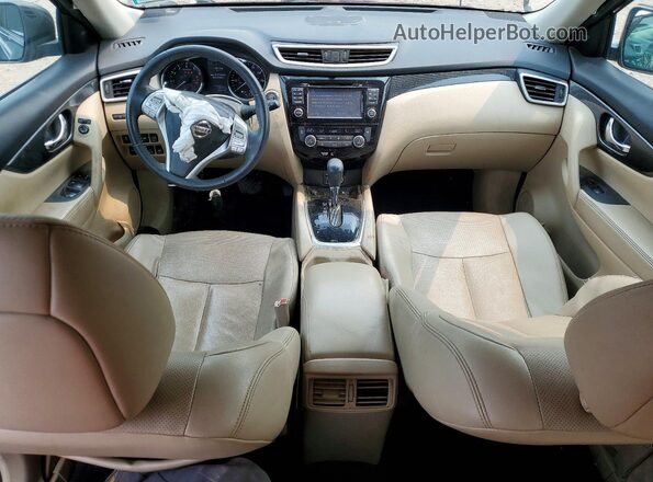 5N1AT2MV5GC743531 2016 NISSAN ROGUE Black წინა პანელის ხედი