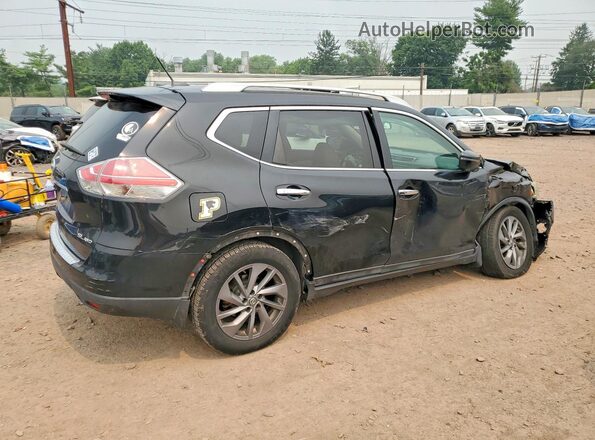 5N1AT2MV5GC743531 2016 NISSAN ROGUE Black უკანა მარჯვენა