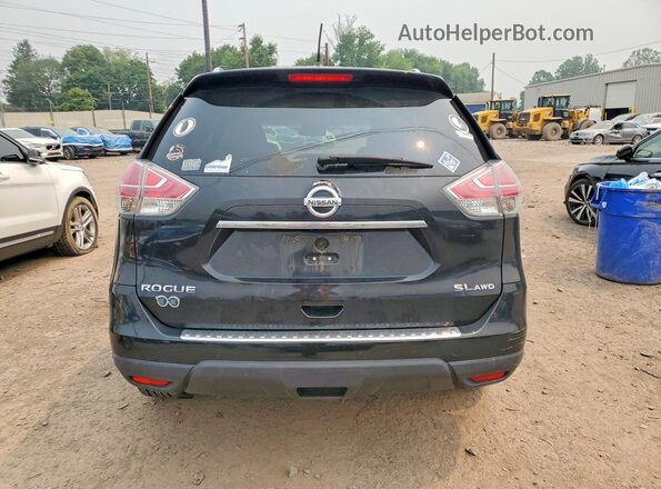 5N1AT2MV5GC743531 2016 NISSAN ROGUE Black უკანა ხედი