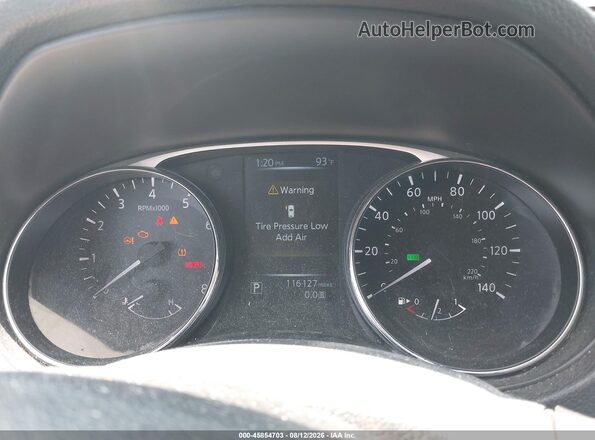 5N1AT2MV5GC748549 2016 NISSAN ROGUE Черный Вид задних сидений