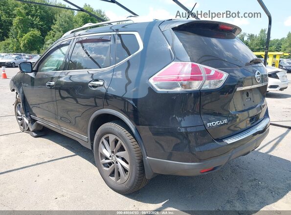 5N1AT2MV5GC748549 2016 NISSAN ROGUE Черный Задняя левая четверть