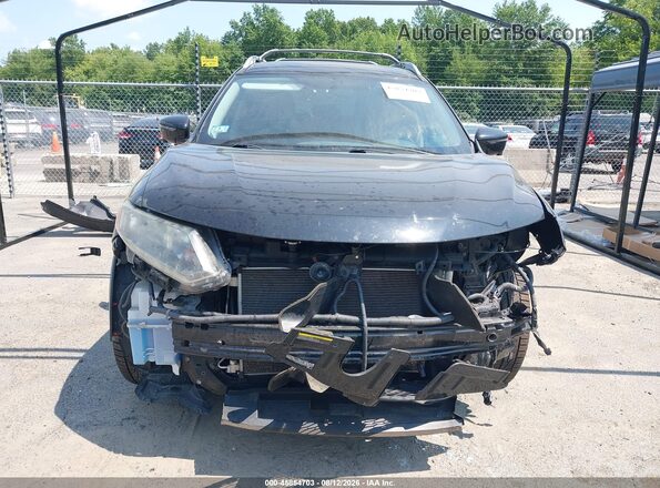 5N1AT2MV5GC748549 2016 NISSAN ROGUE Черный Вид задней части салона