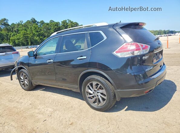 5N1AT2MV5GC758904 2016 NISSAN ROGUE Черный Задняя левая четверть