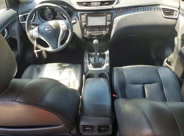 5N1AT2MV5GC758904 2016 NISSAN ROGUE Черный Вид панели приборов